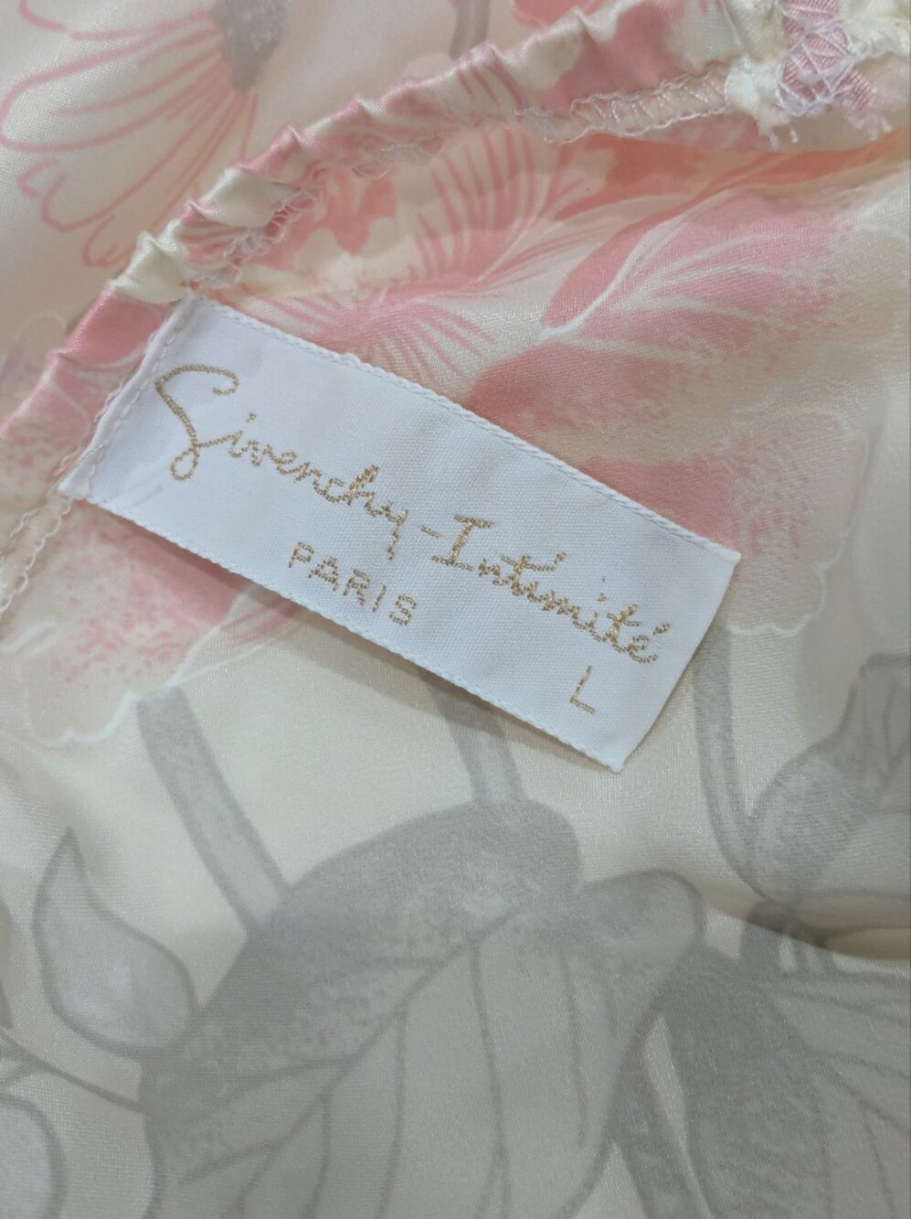 Sincerely Givenchy Intimate Vintage Floral Slip Dress Maxi Coquette Nightgown L - Picture 3 of 4
